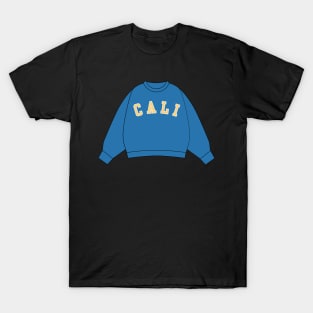 Cali Blue Sweatshirt Sticker T-Shirt